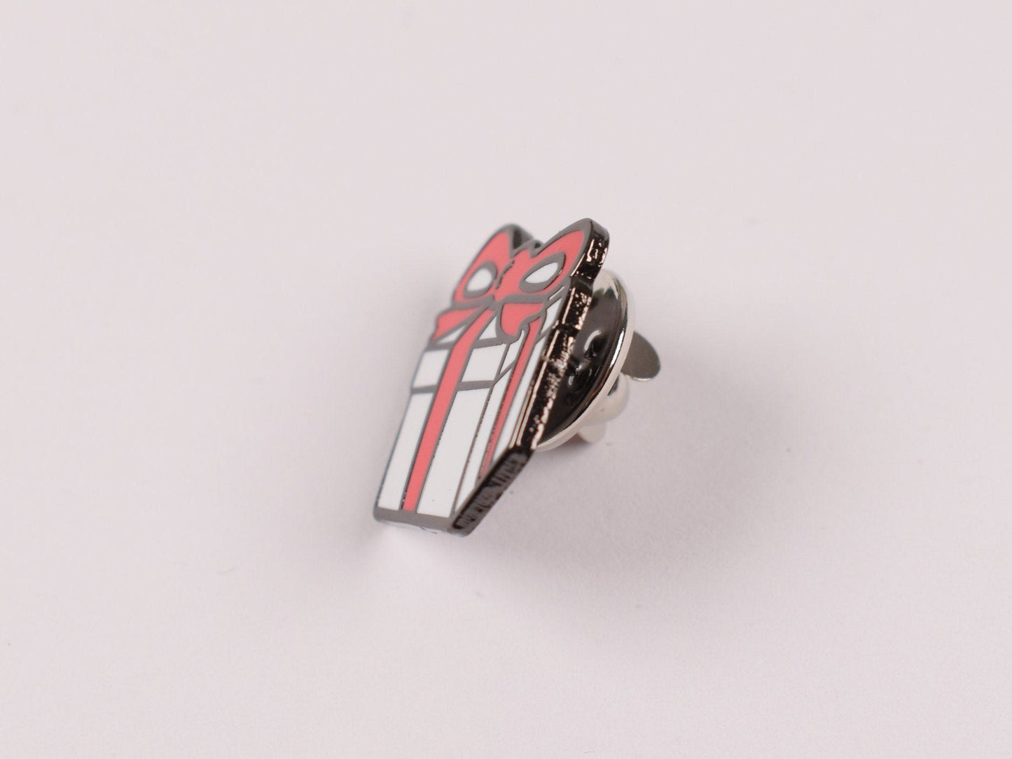 Present Box Enamel Pin - Animal crossing present box black plate hard enamel pin