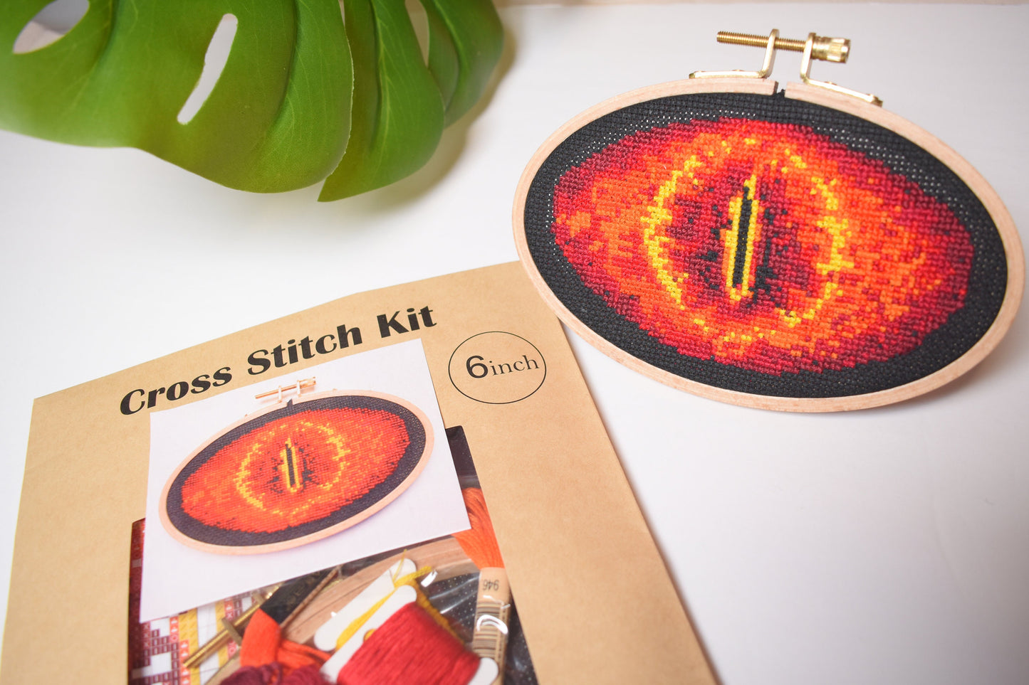 Lotr Cross Stitch Kits Duo Pack(2pack), Lotr Gifts, Lord of The Ring, Hobbit House hobbit bag end Stitch Kit, Nerdy Fantasy Embroidery Kit