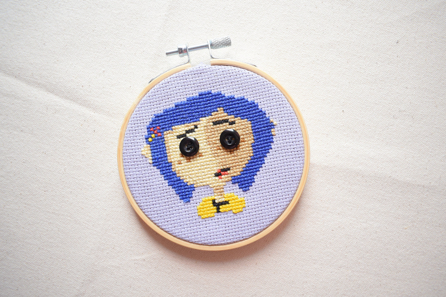 Coraline Beginner Friendly Cross Stitch Kit