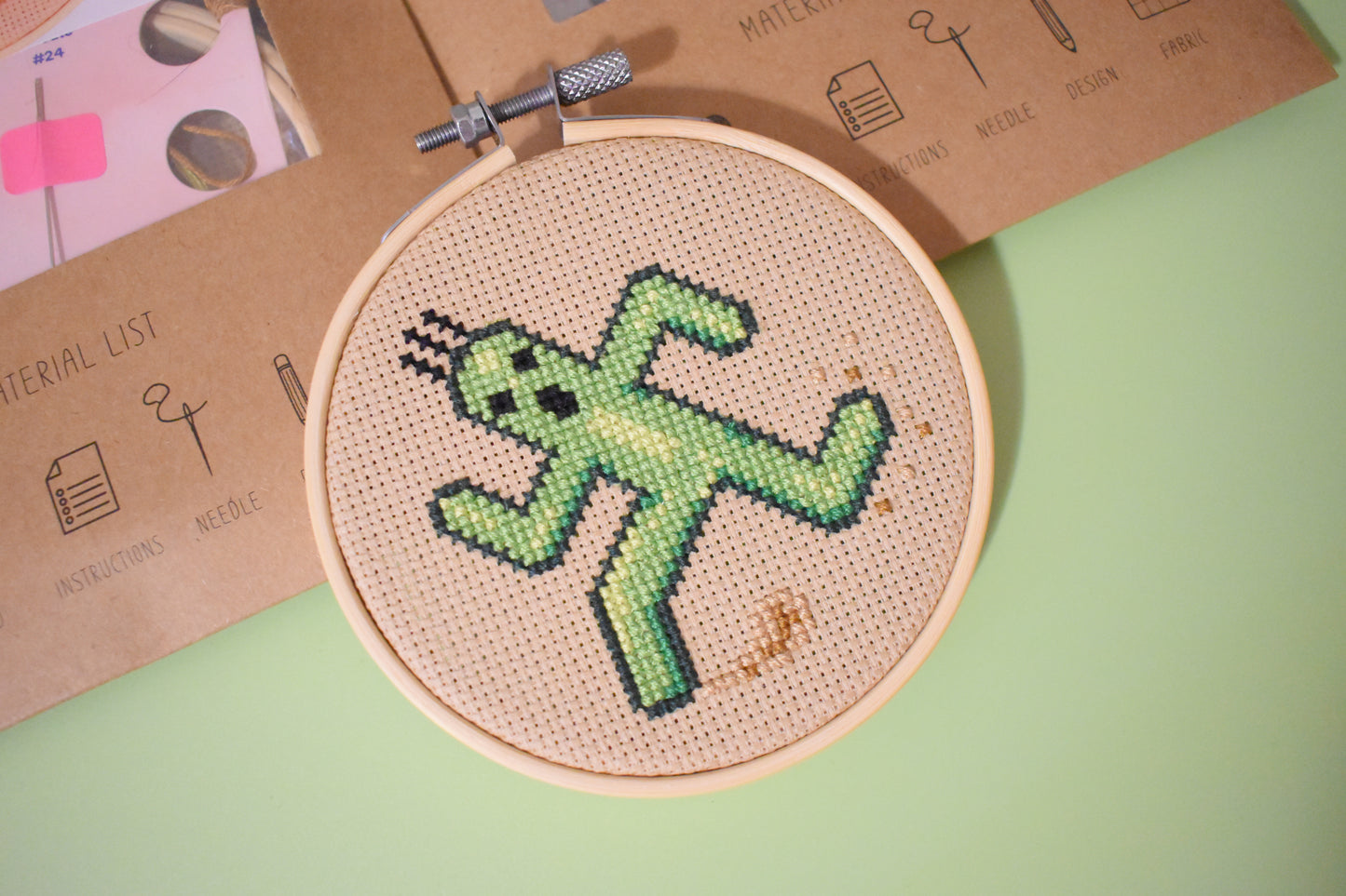 Holiday Bundle - Tonberry and Cactuar Cross Stitch Kits