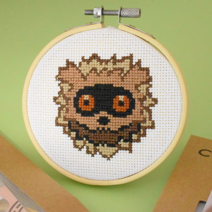 Zigzagoon Cross Stitch Kit