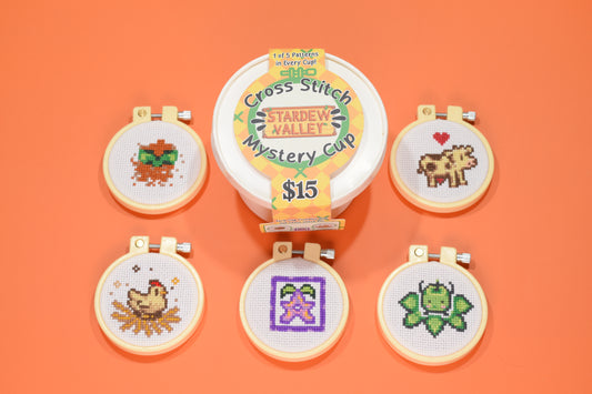 Stardew Valley Mystery Cup Mini Cross Stitch Kit