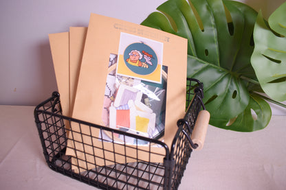 Courage the Cowardly Dog Eustace and Murial Beginner Friendly Cross Stitch Kit