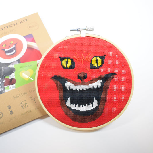 House Cat Beginner Friendly Cross Stitch Kit