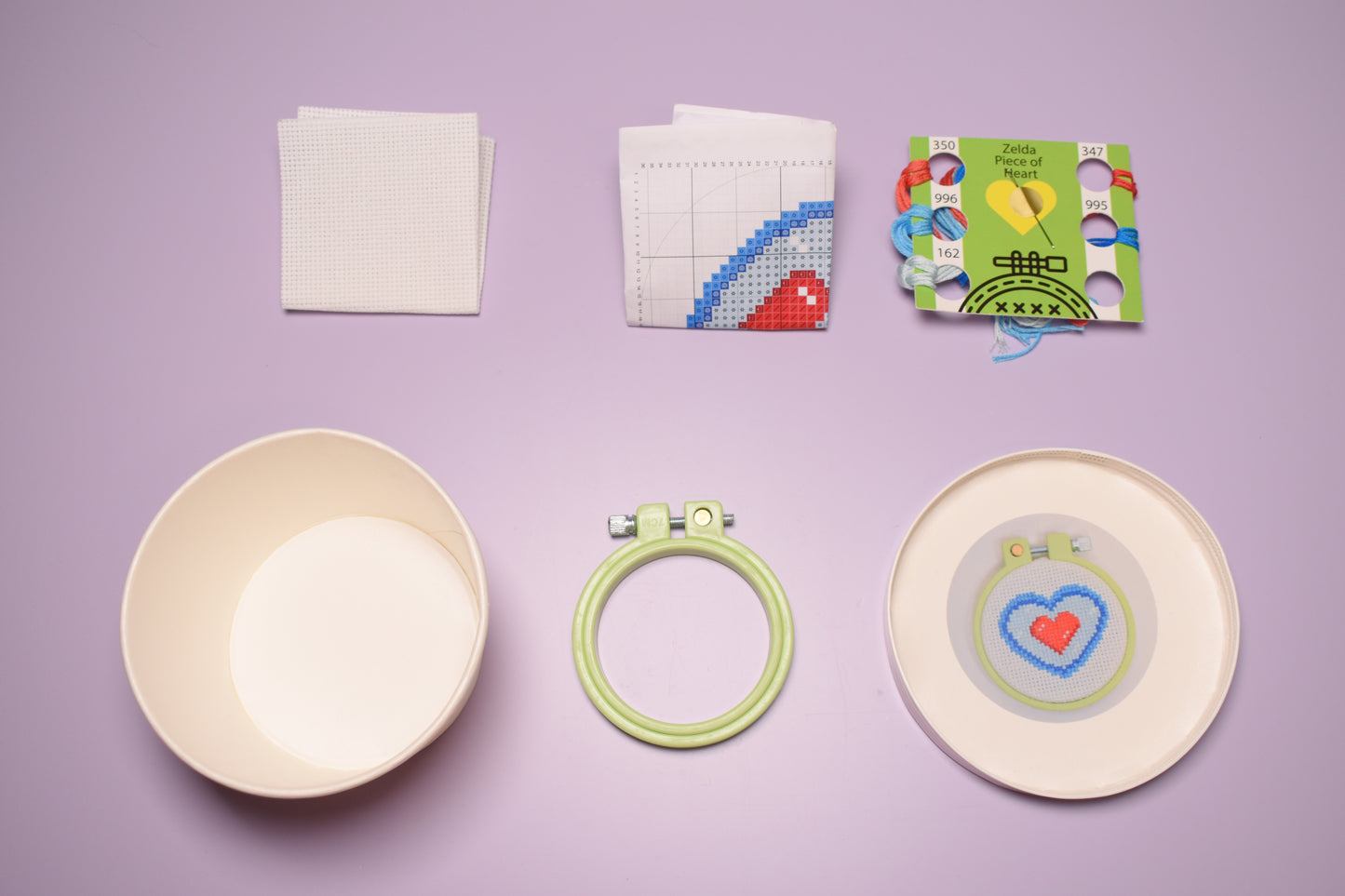 Legend of Zelda Mystery Cup Mini Cross Stitch Kit