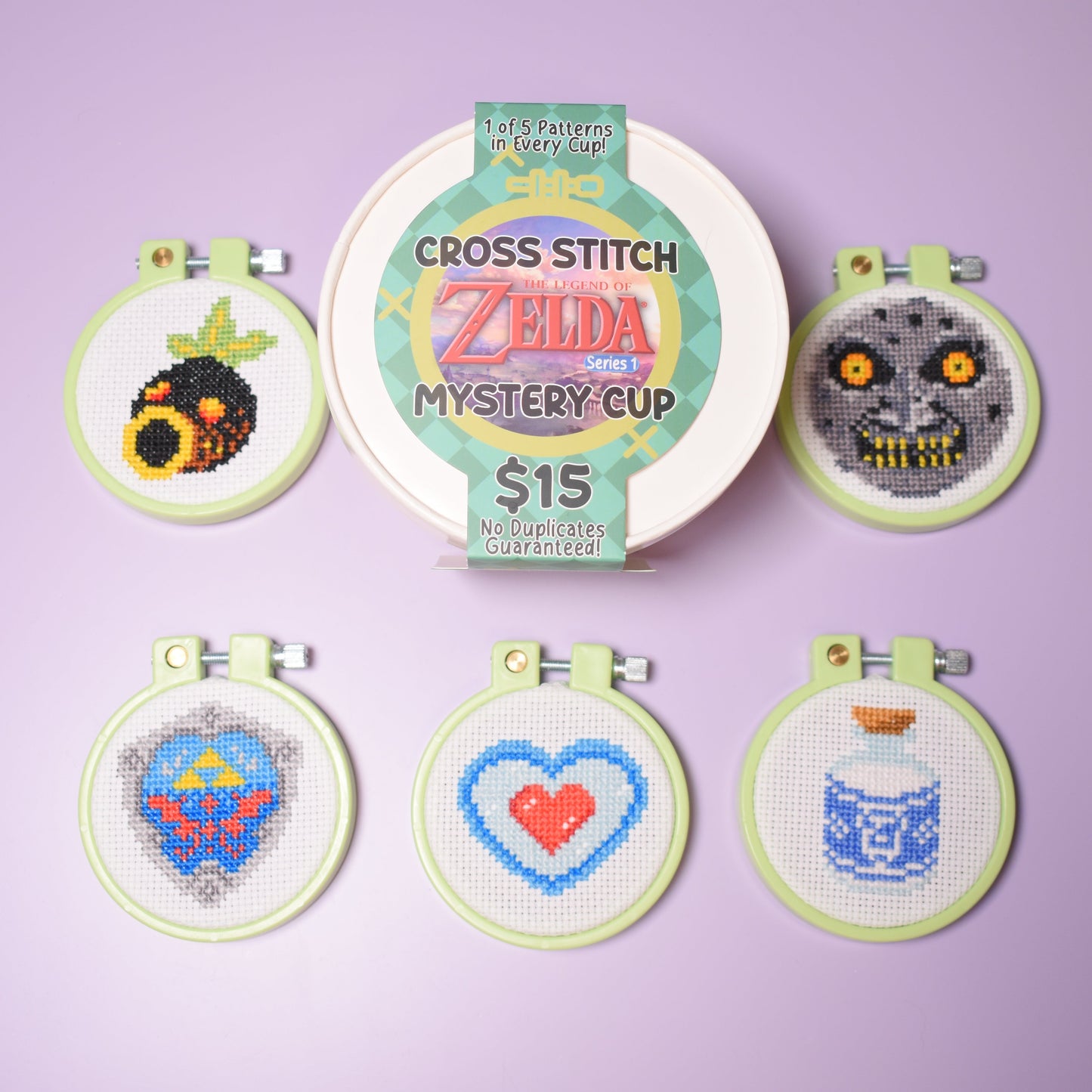 Legend of Zelda Mystery Cup Mini Cross Stitch Kit