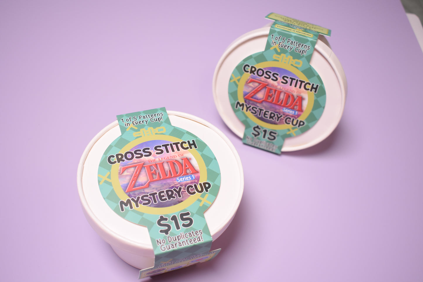 Legend of Zelda Mystery Cup Mini Cross Stitch Kit