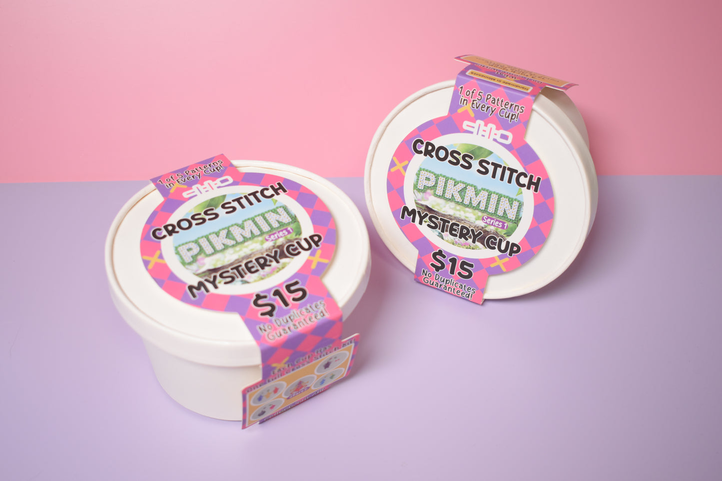 Pikmin Mystery Cup Mini Cross Stitch Kit