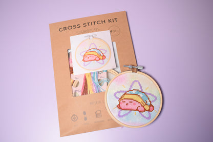 Sleeping Kirby Cross Stitch Kit