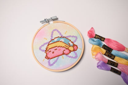 Sleeping Kirby Cross Stitch Kit