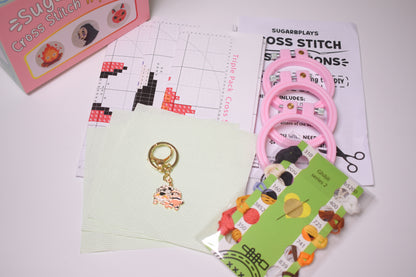 Studio Ghibli - No Face, Mononoke, Calcifer Triple Pack Cross Stitch Kit