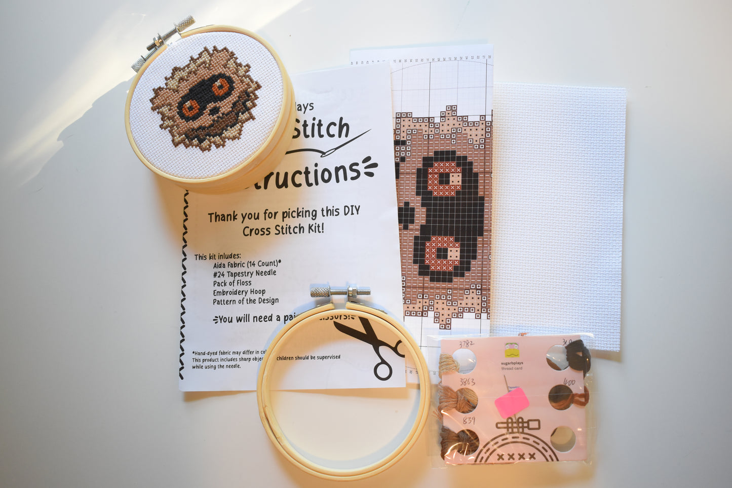 Zigzagoon Cross Stitch Kit