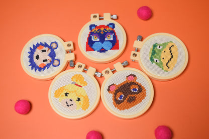Animal Crossing Mystery Cup Mini Cross Stitch Kit