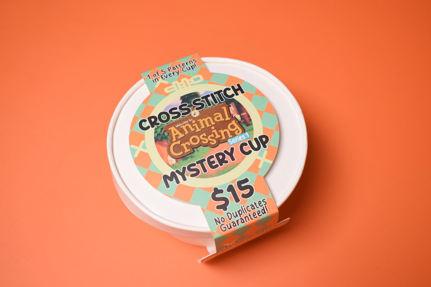 Animal Crossing Mystery Cup Mini Cross Stitch Kit