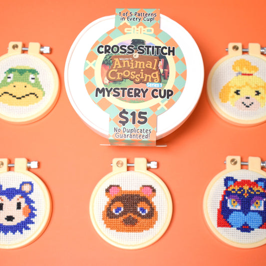 Animal Crossing Mystery Cup Mini Cross Stitch Kit