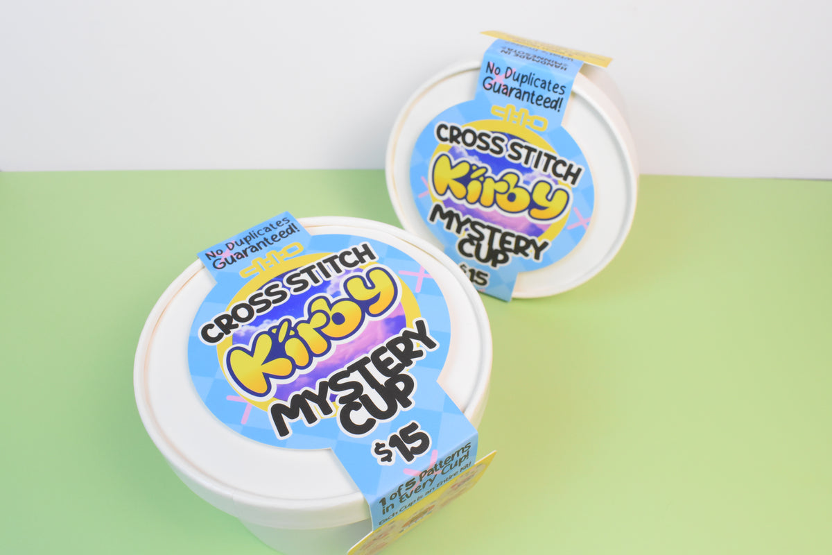 Kirby Mystery Cup Mini Cross Stitch Kit