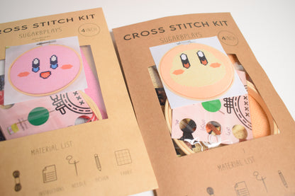 Holiday Bundles - Kirby and Waddle Dee Cross Stitch Kits