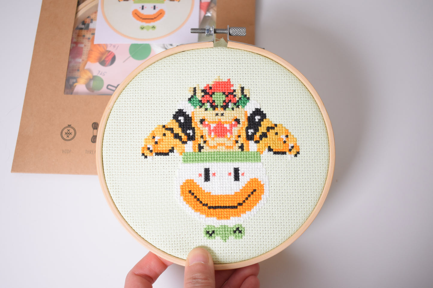 Holiday Bundles -Toad and Bowser Cross Stitch Kits