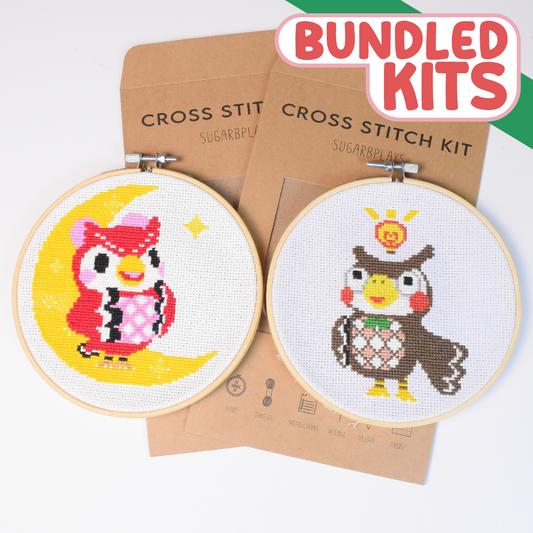 Animal Crossing Celeste and Blathers - Kit Bundle