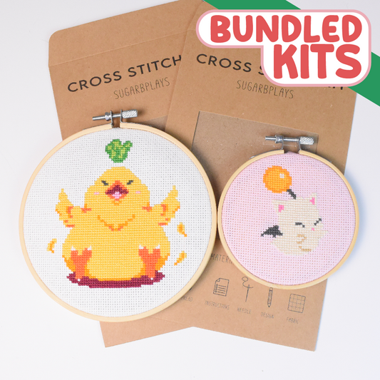 Fat Chocobo and Moogle - Kit Bundle