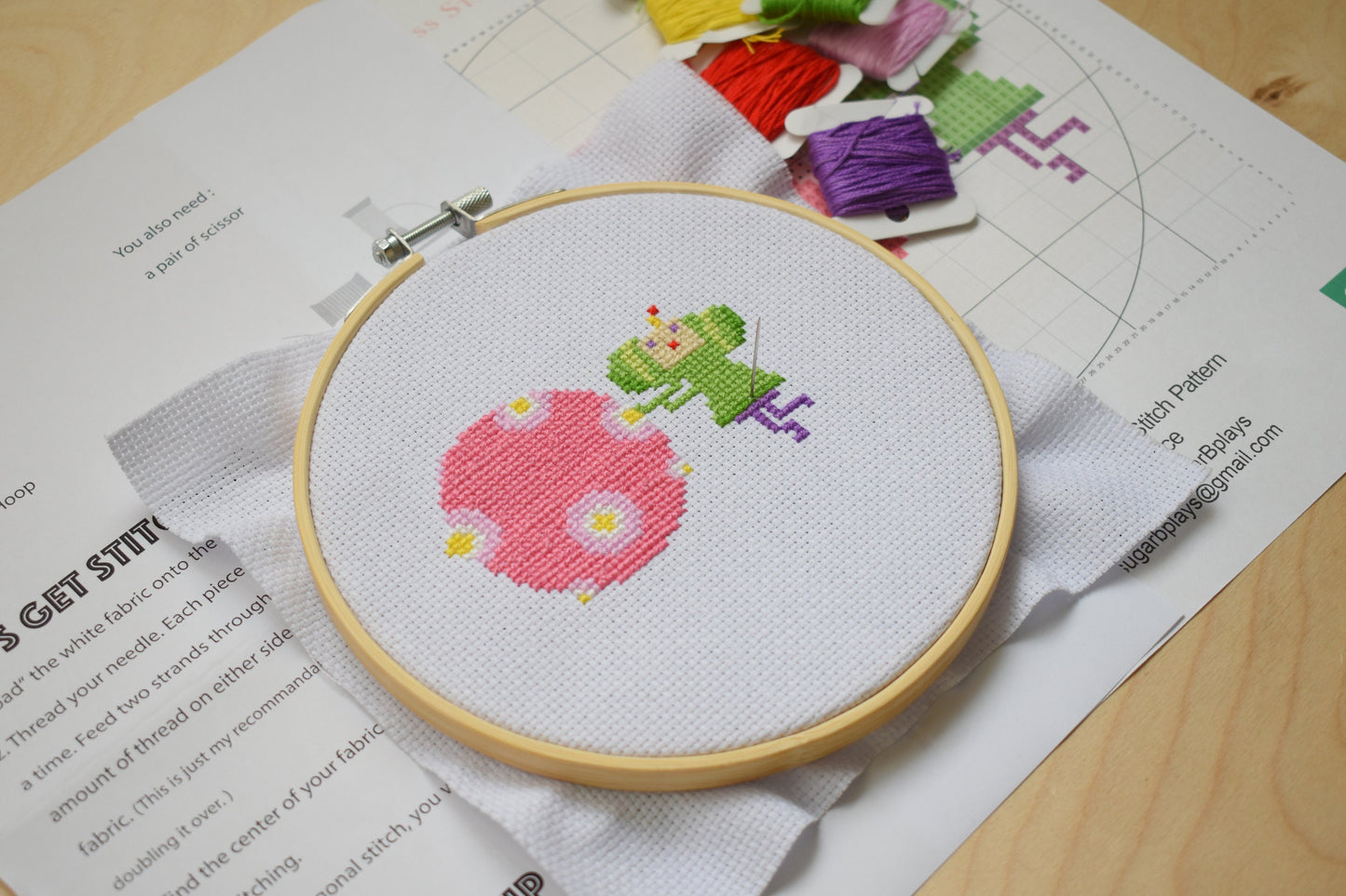 Katamari Damacy Prince Cross Stitch Kit