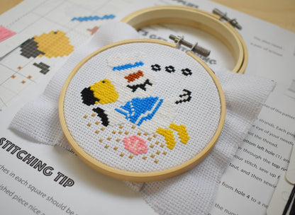 Animal Crossing Gulliver Cross Stitch Digital Pattern, ACNH Stitch Pattern Instant Download, ACNH embroidery pattern,