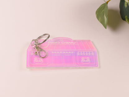 Animal crossing Keychain Timmy Tommy Nook Cranny store | Handmade Laser cut on Iridescent acrylic