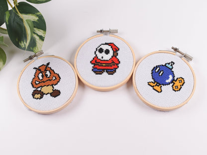 3 inch Mario, Goomba, Bob-omb Holiday bundle kit