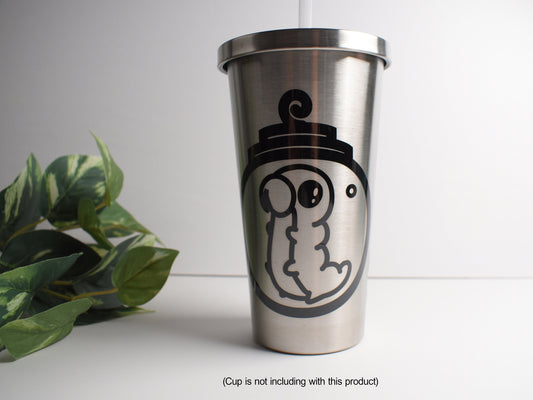 Grub in jar in Hollow Knight Vinyl Sticker| Laptop sticker| Car Decal | Cup Sticker