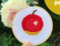 Animal Crossing Fruit Cross Stitch Pack (Digital File) Instant Download - Apple Pear Orange Apple Cherry