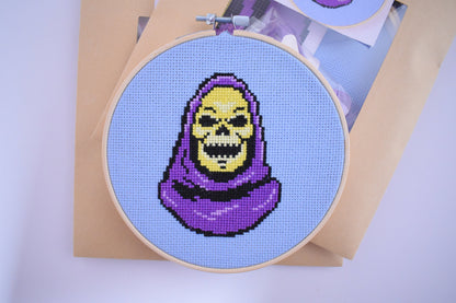 Skeletor Cross Stitch Kit,