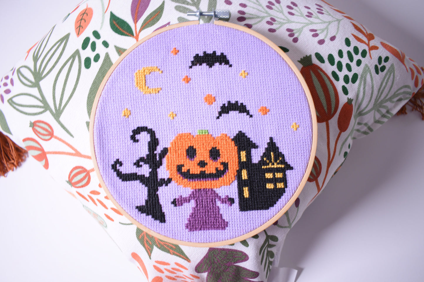 Animal Crossing Halloween Jack Cross Stitch Kit,