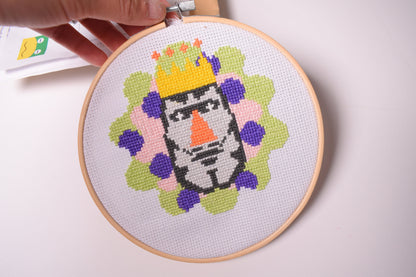 Katamari Cross Stith Pattern Katamari Embroidery Pattern, King of all Cosmos PDF digital download