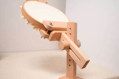 Embroidery Stand - Wooden Adjustable Cross Stitch Stand, Desk Clamp for needlepoint, embroidery hoop holder