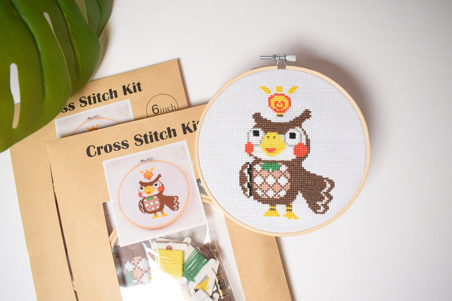 Animal Crossing Blathers Cross Stitch DIY Kit