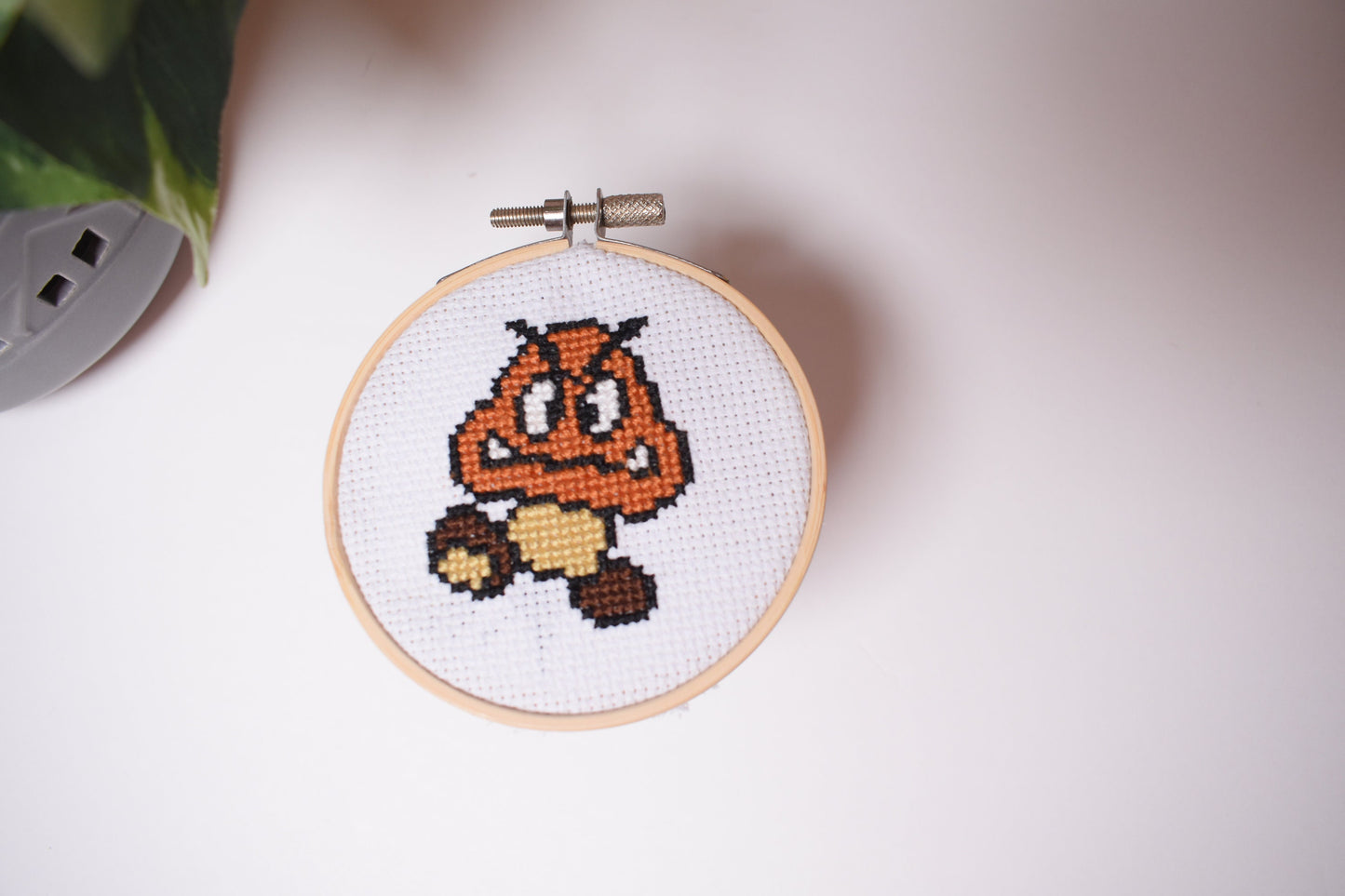 Super Mario Goomba Mini Cross Stitch Kit