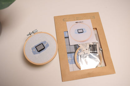 Game Boy Advance Mini Cross Stitch Kit