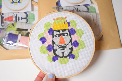 Katamari Damacy King of All Cosmos Beginner Cross Stitch Kit