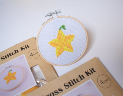 Kingdom Hearts Paopu Fruit Cross Stitch Pattern Digital Download, Star Fruit Embroidery Pattern, DIY Instant Download Pattern