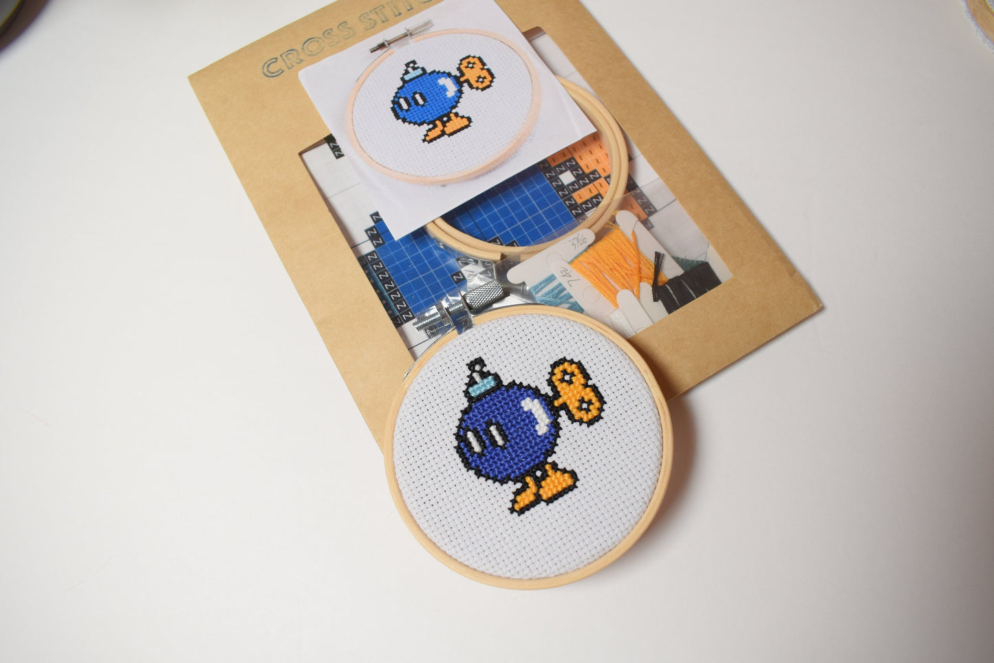 Bob-omb Mini Cross Stitch Kit