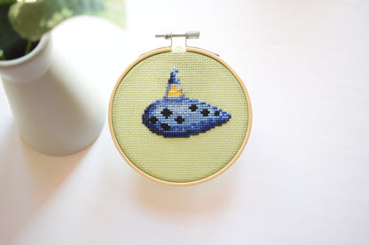 Legend of Zelda Cross Stitch Kits (2pack), Majora's Mask and Ocarina Cross Stitch Kit (6inch and 4inch)