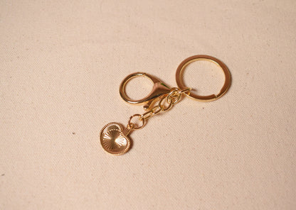 Halloween Pumpkin Enamel Keychain, sparkling gold pumpkin Keychain Clasp, Keychain Ring Supply