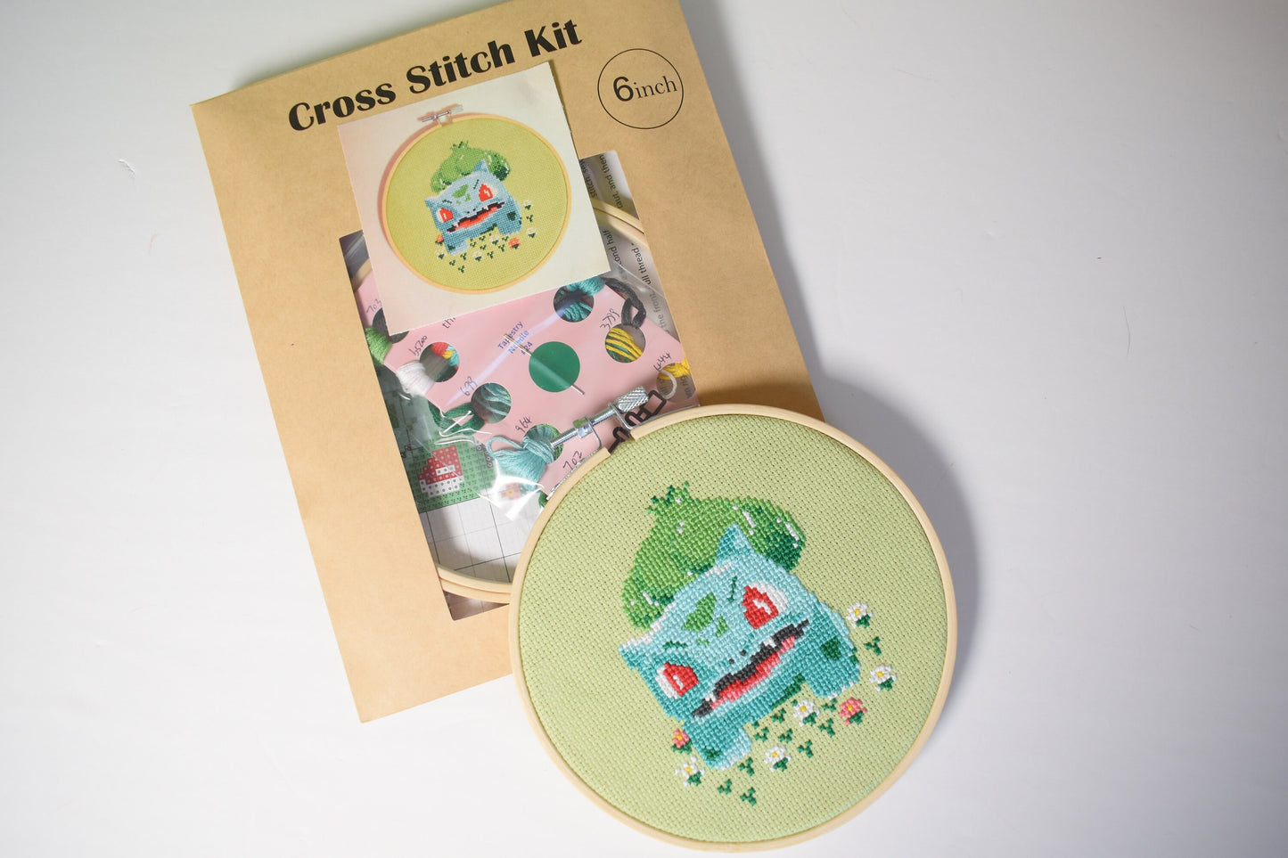 Bulbasaur Pokemon Cross Stitch Kit