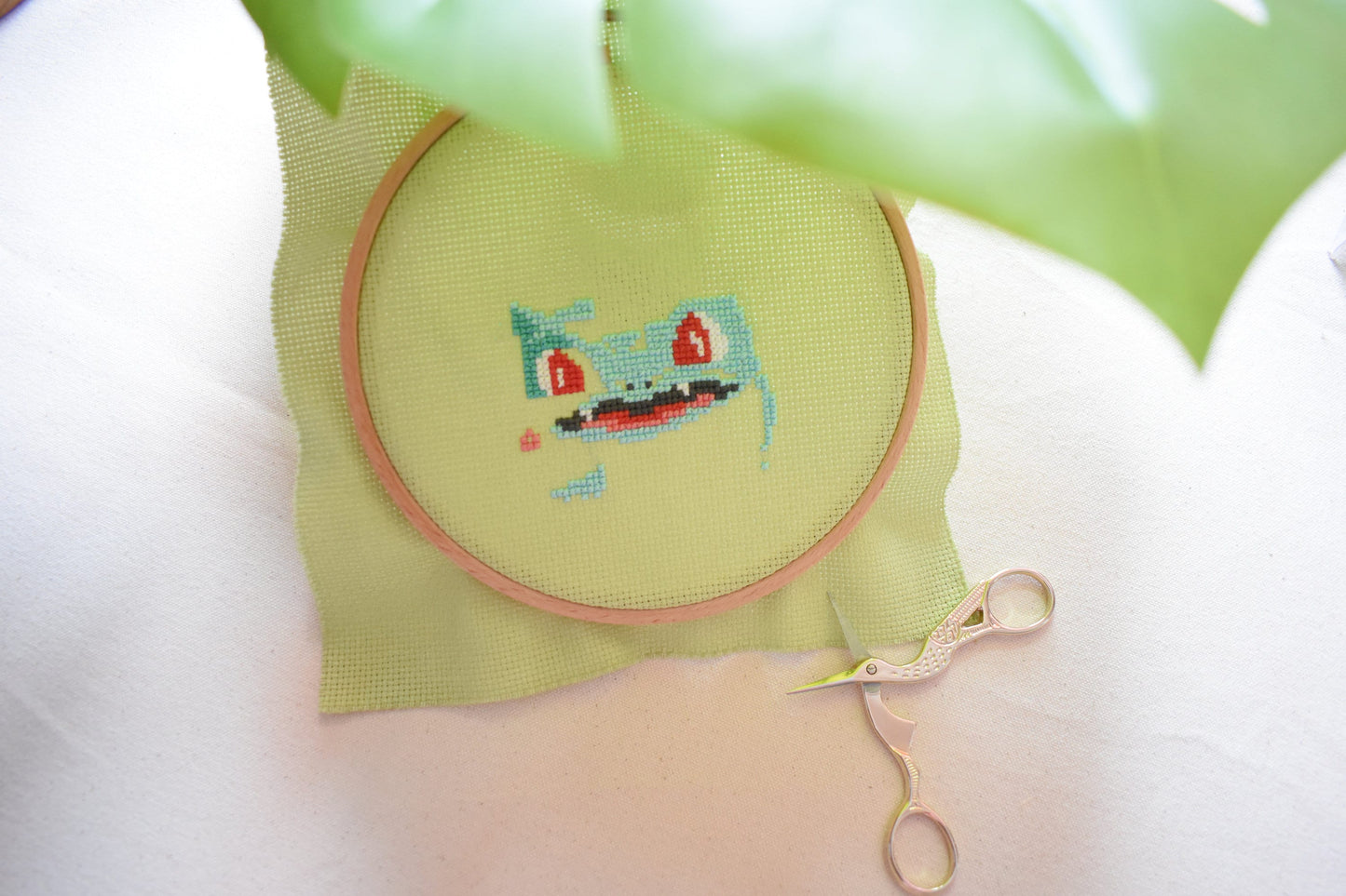 Bulbasaur Pokemon Cross Stitch Kit