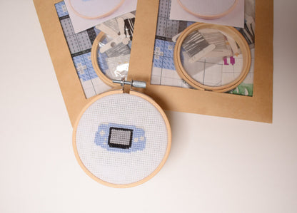 Game Boy Advance Mini Cross Stitch Kit