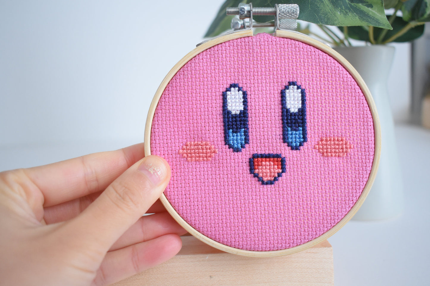 Kirby Cross Stitch, Waddle Dee Cross Stitch Kits (Double Pack) - DIY Beginner friendly Fun kits- Kirby gifts