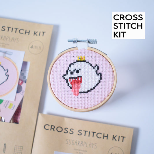 King Boo Mini Counted Cross Stitch Kit