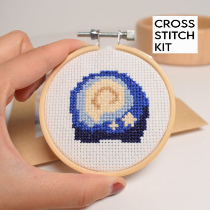 Animal Crossing Fossil Mini Cross Stitch Kit