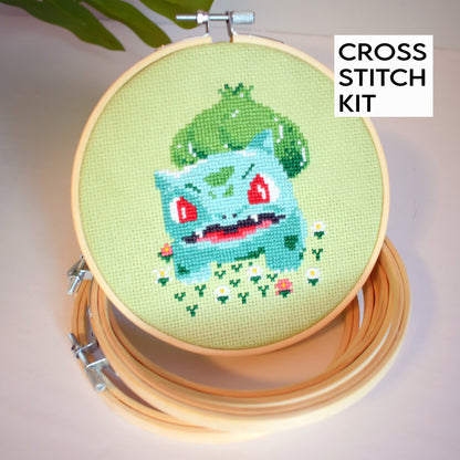 Bulbasaur Pokemon Cross Stitch Kit