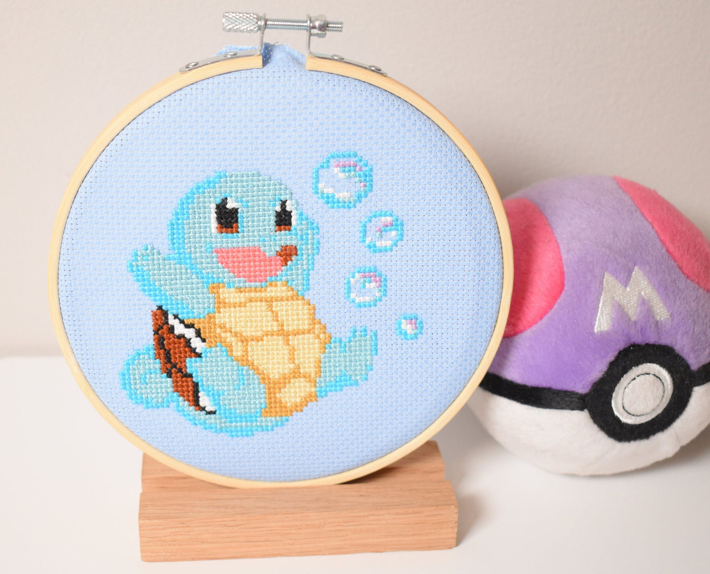 Squirtle Pokemon Cross Stitch DIY Kit